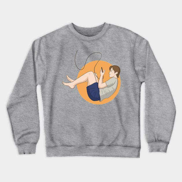 Feel like a Baby Crewneck Sweatshirt by boilingfrog